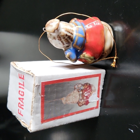 Ceramic Snowman Ornament - Picture 2 of 3